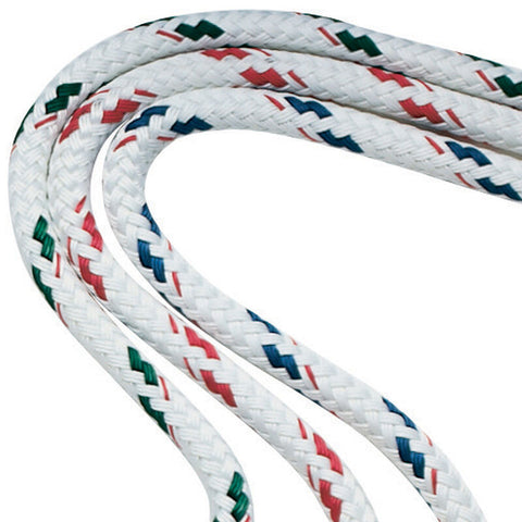 New England Ropes 1/2in (12mm) Sta-Set, Color Fleck, Double-Braided Rope, Sold per Foot