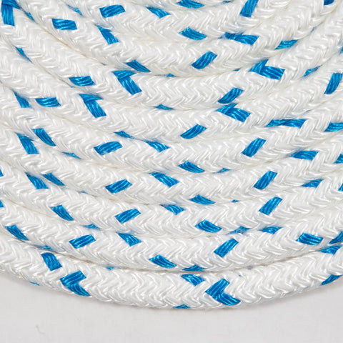 New England Ropes 1/2in (12mm) Sta-Set X, Parallel Core Braid Rope Blue