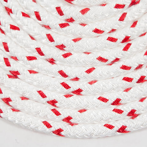 New England Ropes 1/2in (12mm) Sta-Set X, Parallel Core Braid Rope Red