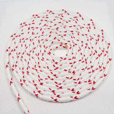 New England Ropes 1/2in (12mm) Sta-Set X, Parallel Core Braid Rope Red