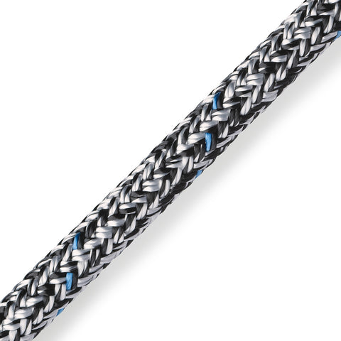 Marlow 5/16in (8mm) Blue Ocean Double Braid black